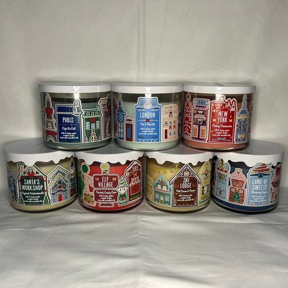 Bath & Body Works Other - Bath & Body Works 3 Wick Full Winter Collection (7) Rare Brand New 14.5oz